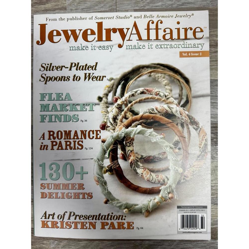 vintage jewelryaffaire magazine V 4 issue 2 summer jewelry crafts beading design